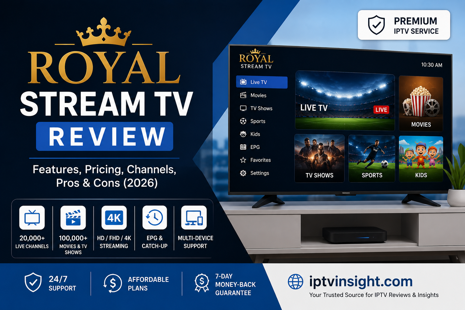 Royal Stream TV Review