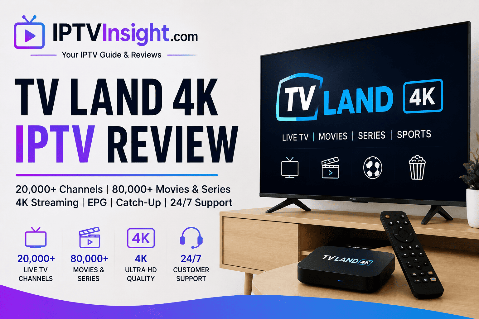TV Land 4K IPTV Review